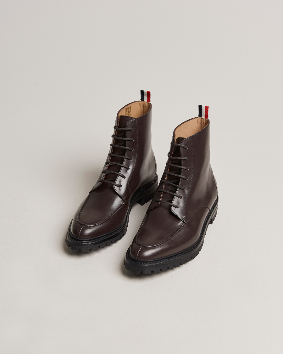 Herr | Thom Browne Apron Stitch Commando Boots Brown | Thom Browne | Apron Stitch Commando Boots Brown