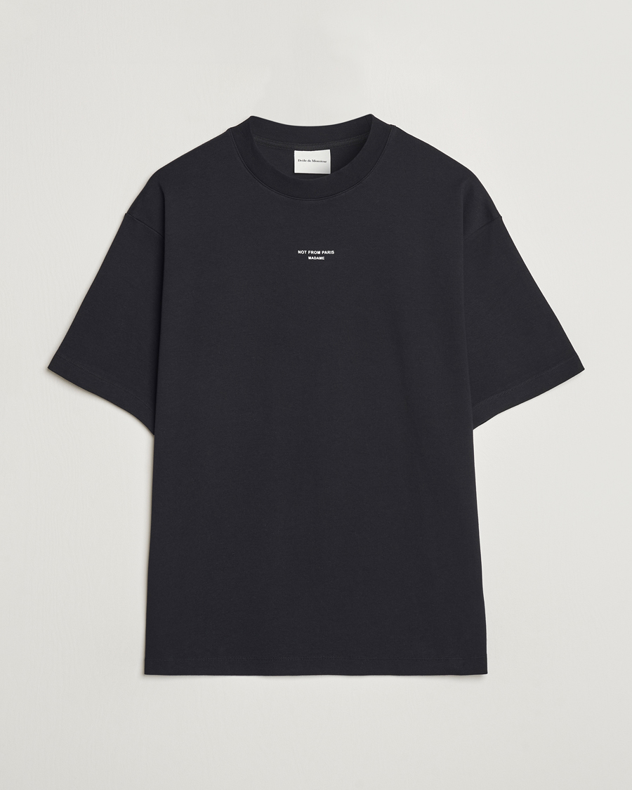 Herr | T-Shirts | Drôle de Monsieur | Classic Slogan T-Shirt Black