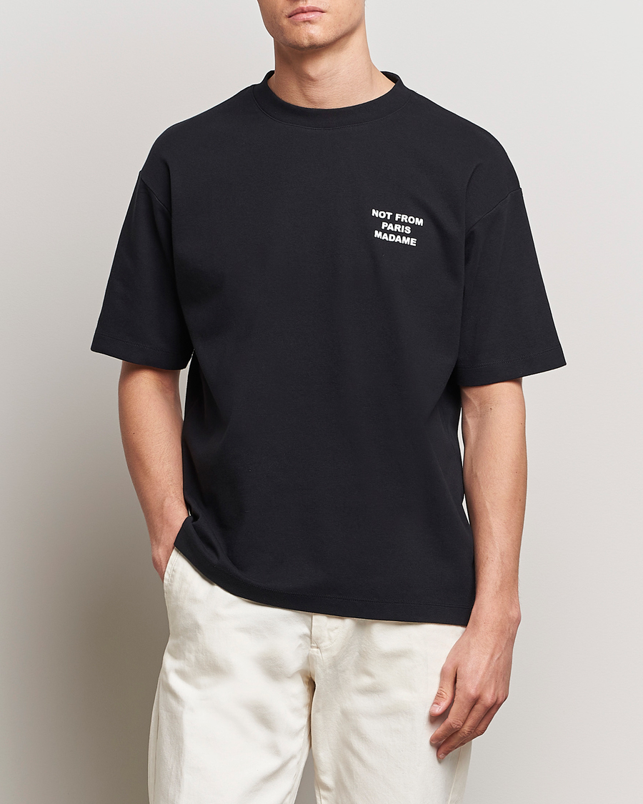 Herr | Kortärmade t-shirts | Drôle de Monsieur | Slogan T-Shirt Black