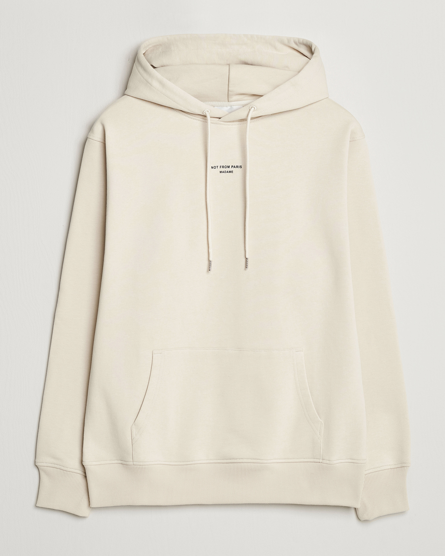 Herr | Tröjor | Drôle de Monsieur | Classic Slogan Hoodie Mastic