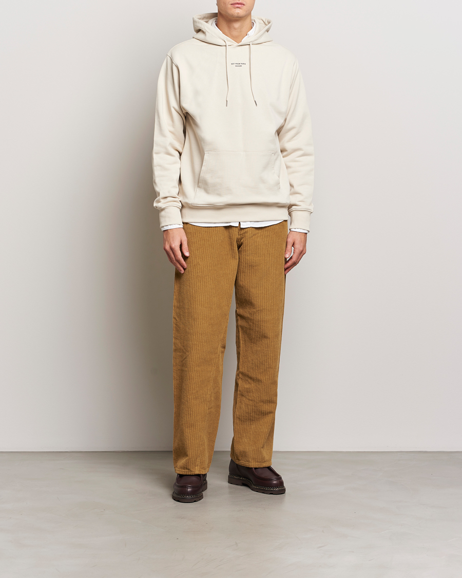 Herr | Tröjor | Drôle de Monsieur | Classic Slogan Hoodie Mastic