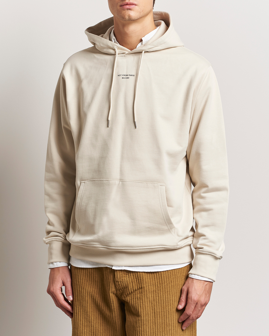 Herr | Tröjor | Drôle de Monsieur | Classic Slogan Hoodie Mastic