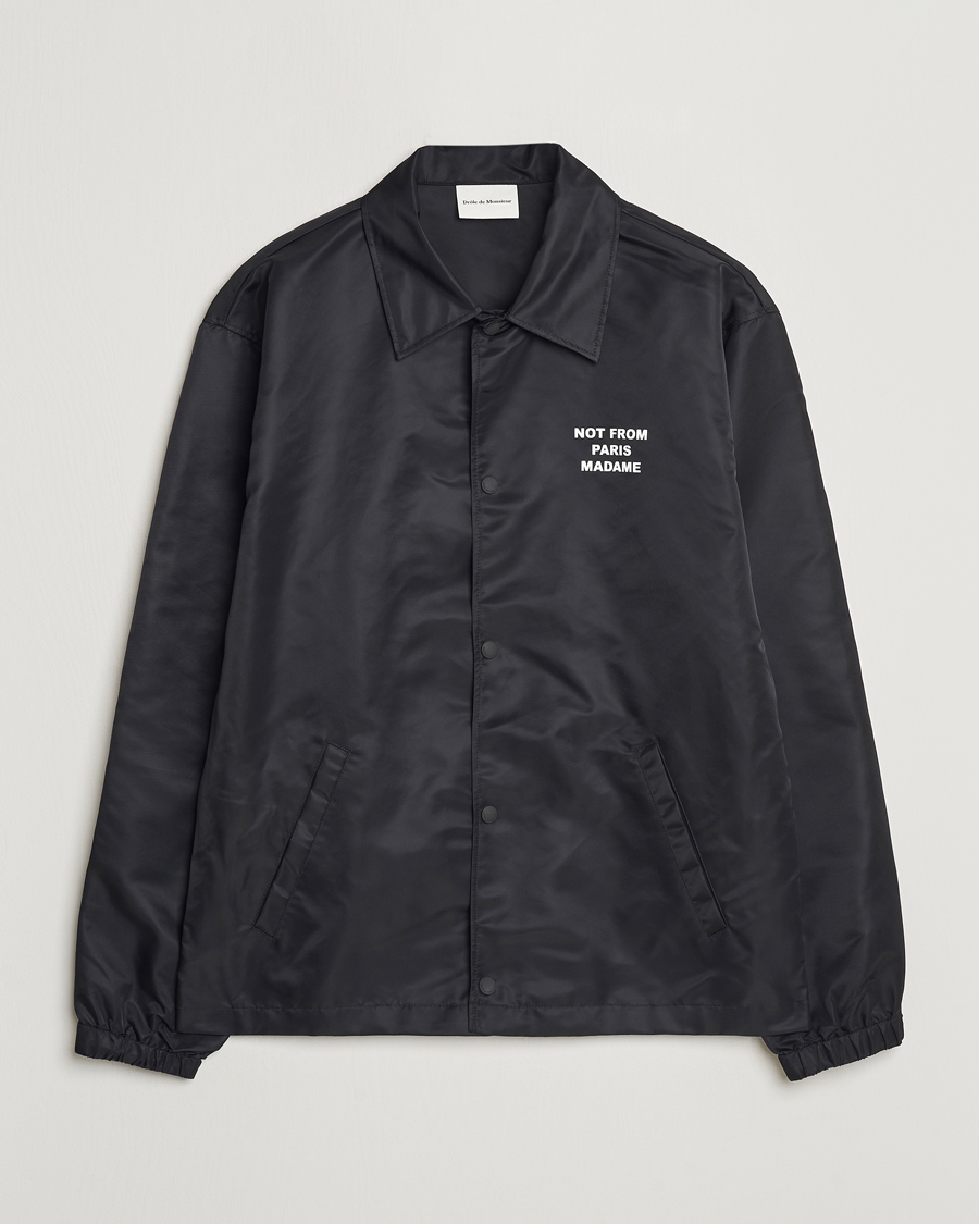 Herr | Jackor | Drôle de Monsieur | La Veste Slogan Jacket Black
