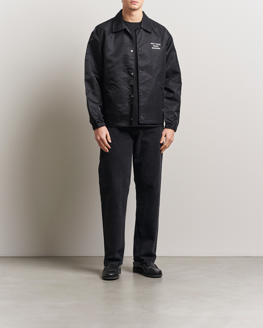 Herr | Jackor | Drôle de Monsieur | La Veste Slogan Jacket Black