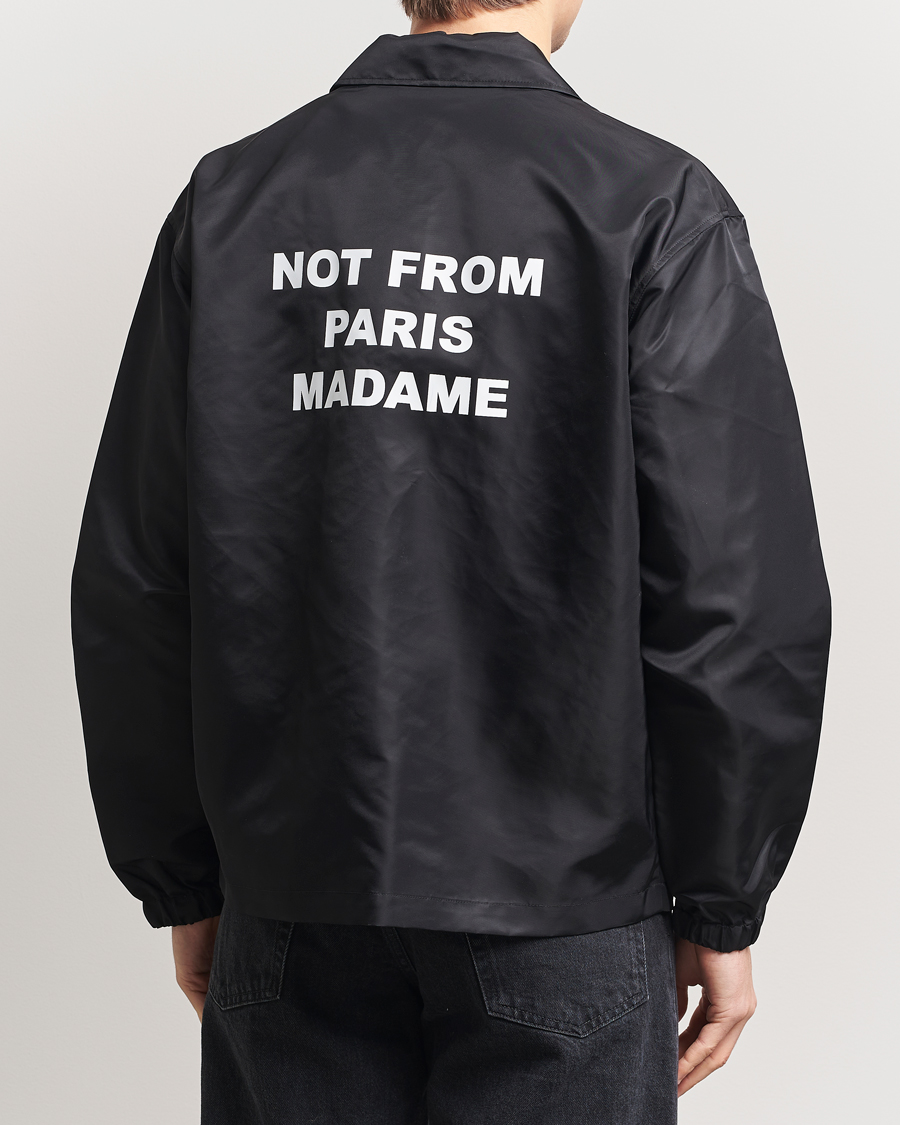 Herr | Jackor | Drôle de Monsieur | La Veste Slogan Jacket Black