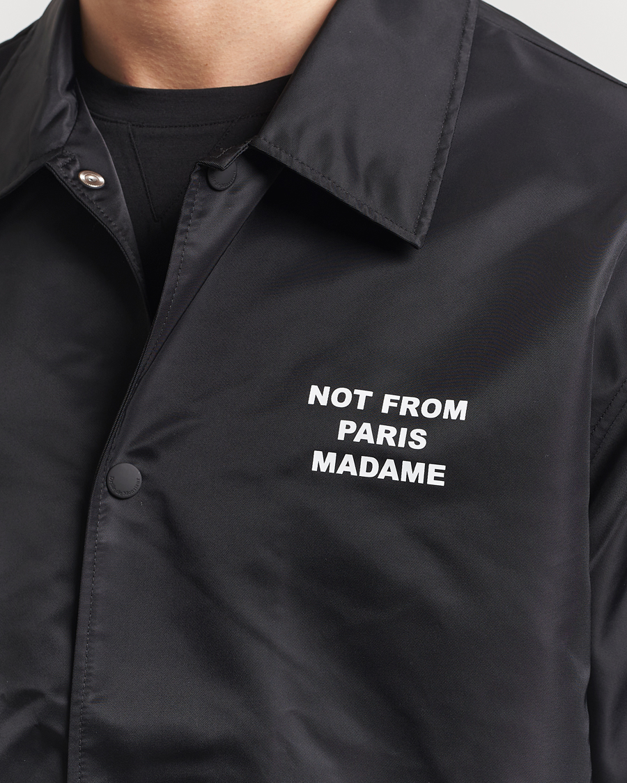 Herr | Jackor | Drôle de Monsieur | La Veste Slogan Jacket Black