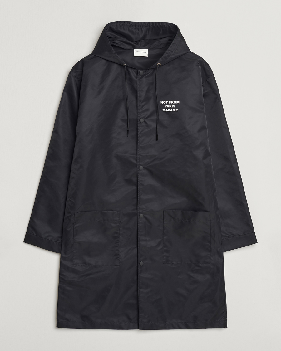 Herr | Jackor | Drôle de Monsieur | La Parka Slogan Coat Black
