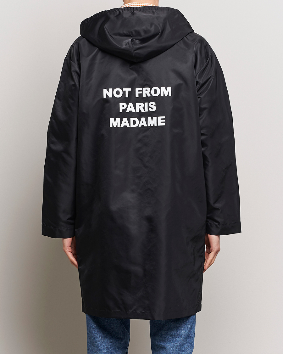 Herr | Jackor | Drôle de Monsieur | La Parka Slogan Coat Black