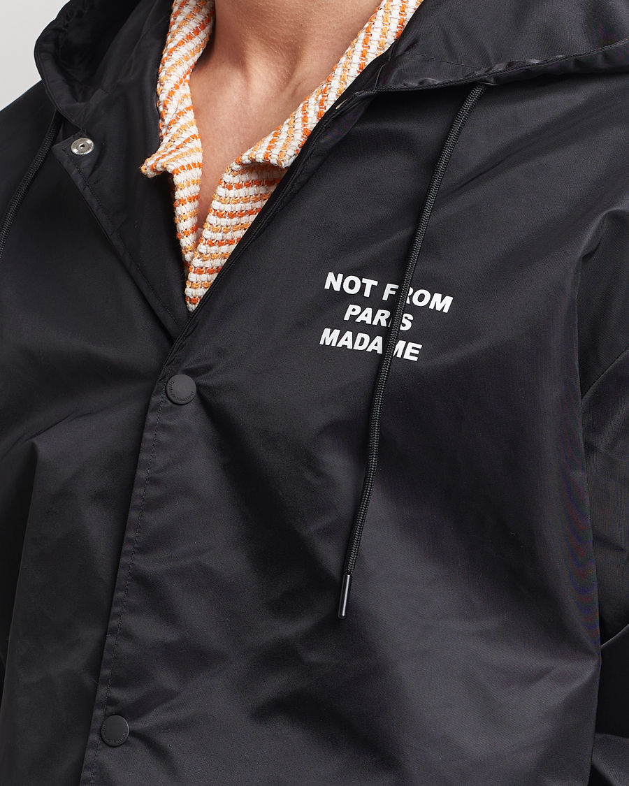 Herr | Jackor | Drôle de Monsieur | La Parka Slogan Coat Black