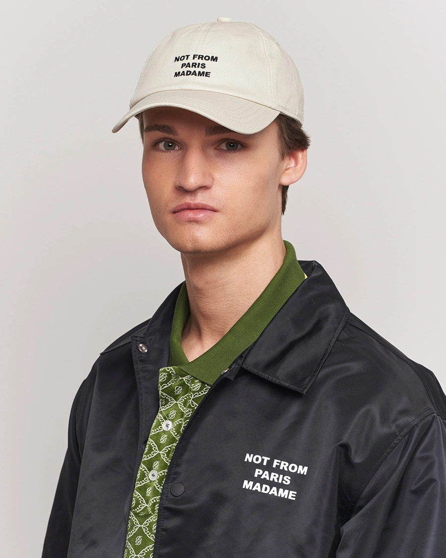 Herr | Nya produktbilder | Drôle de Monsieur | Slogan Baseball Cap Mastic