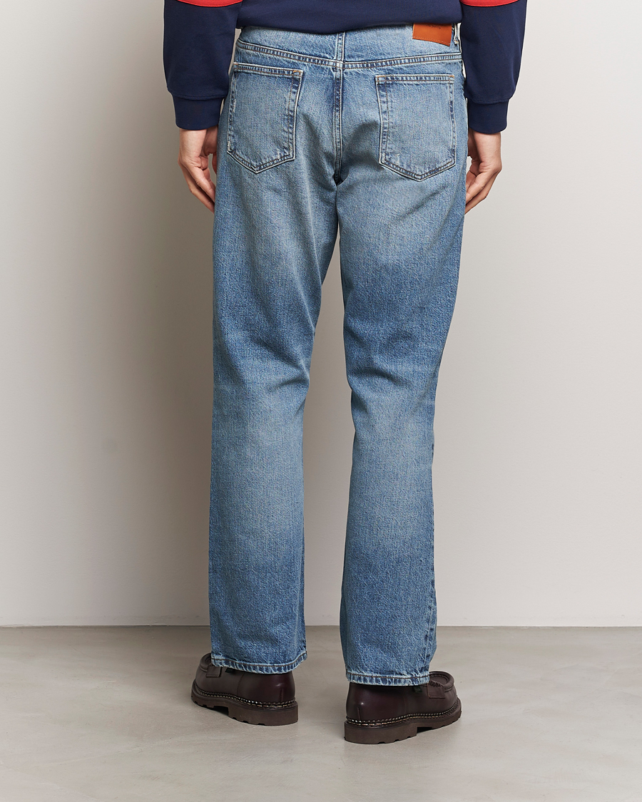 Herr | Jeans | GANT 240 Mulberry Street | Bootcut Jeans Mid Blue Vintage