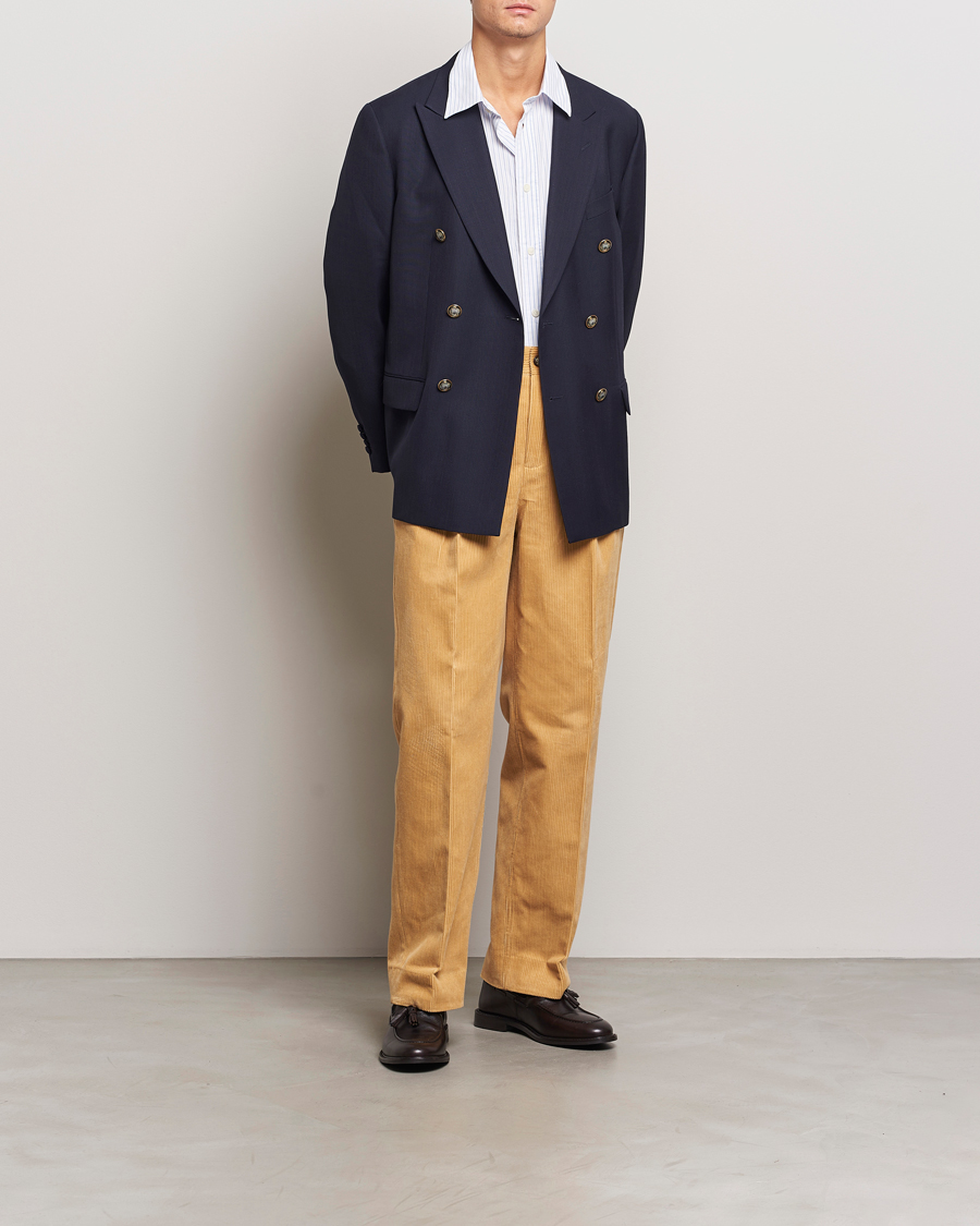 Herr | Byxor | GANT 240 Mulberry Street | Corduroy Pants Mustard Grain