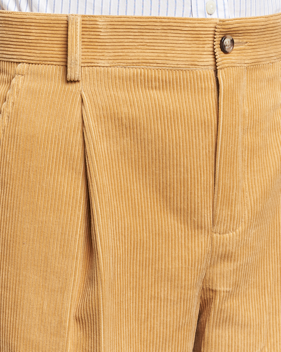 Herr | Byxor | GANT 240 Mulberry Street | Corduroy Pants Mustard Grain