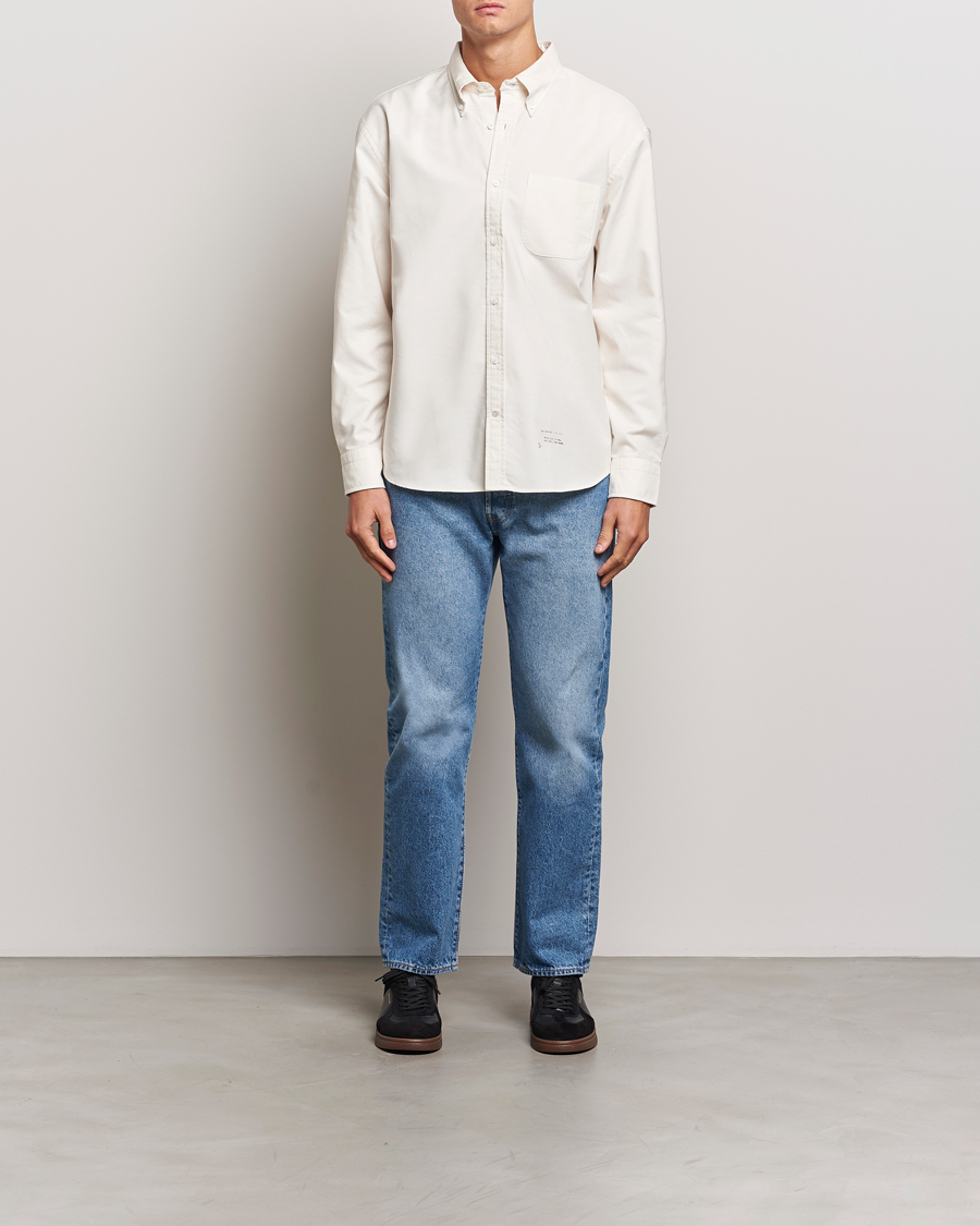 Herr | Skjortor | GANT 240 Mulberry Street | Regular Fit US Oxford Shirt Cream