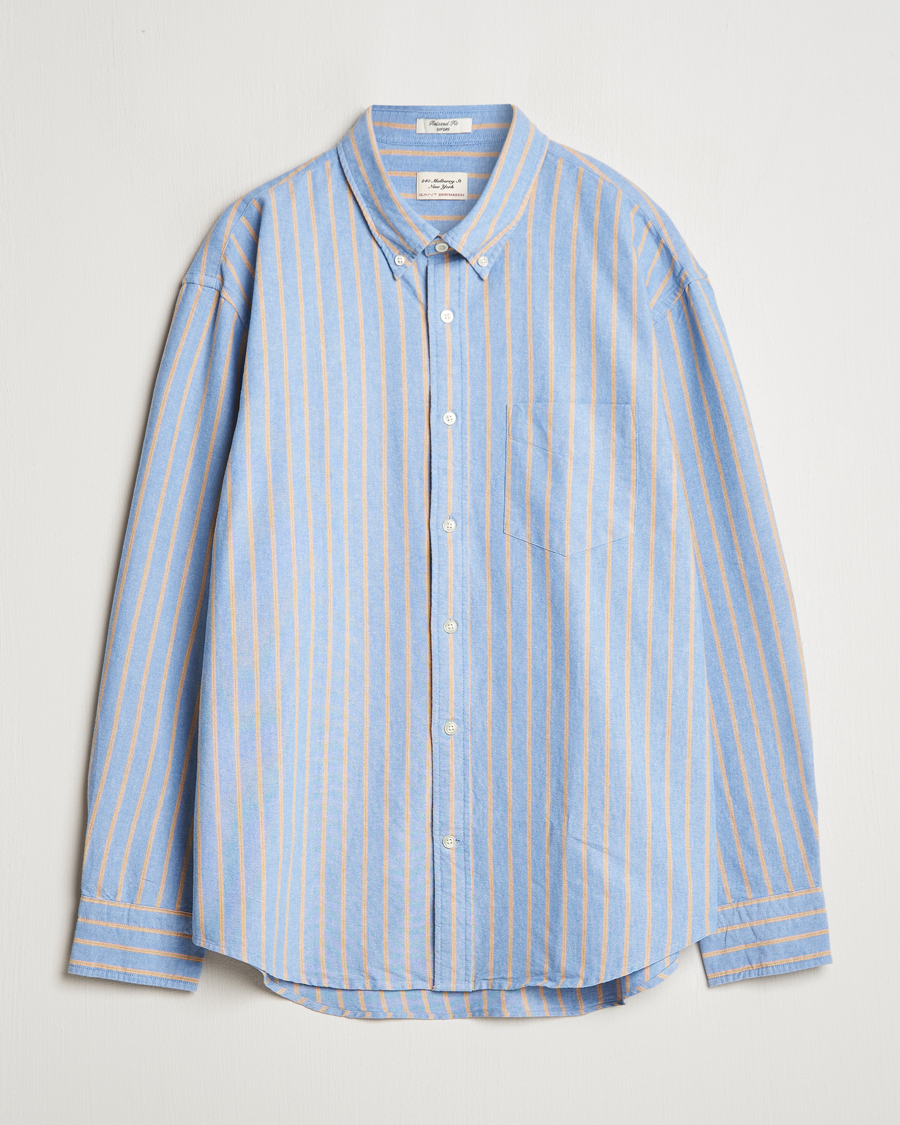 Herr | Skjortor | GANT 240 Mulberry Street | Regular Fit Archive Oxford Striped Shirt Vintage Blue