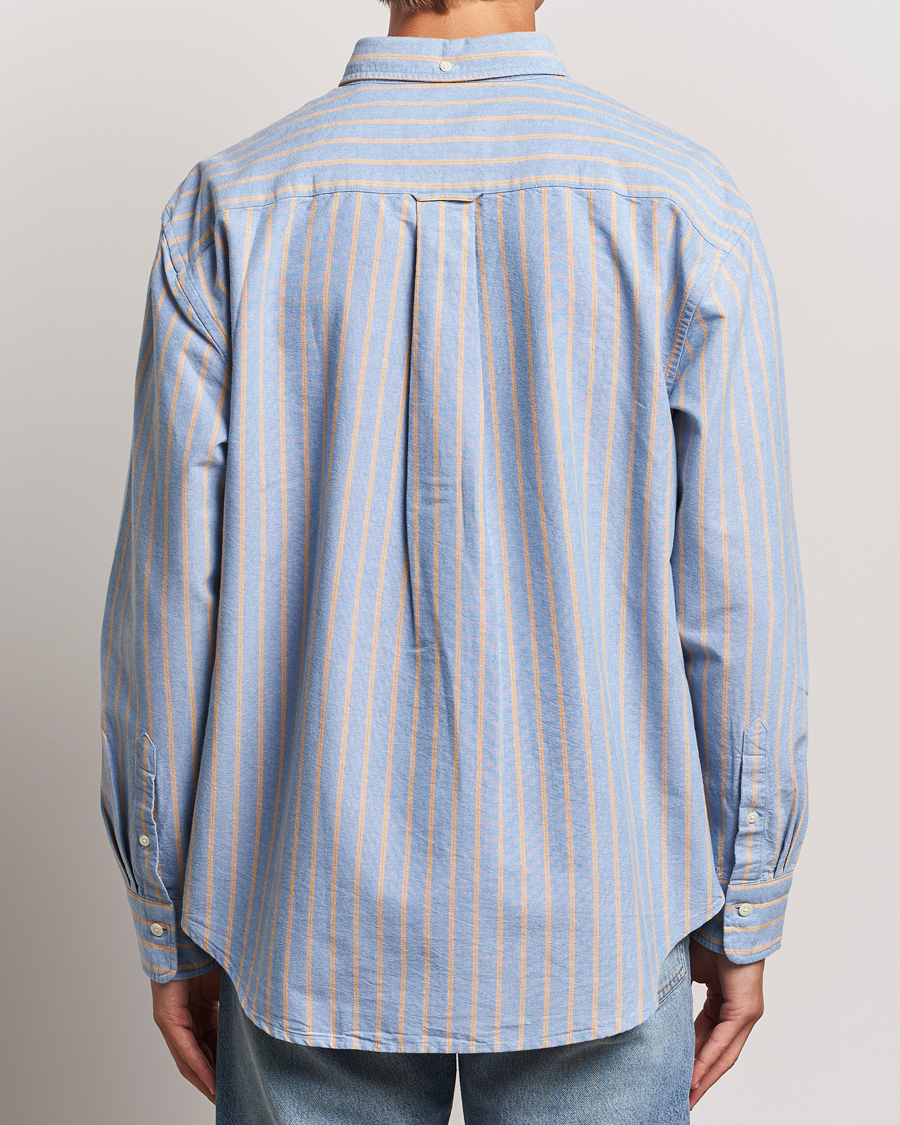 Herr | Skjortor | GANT 240 Mulberry Street | Regular Fit Archive Oxford Striped Shirt Vintage Blue