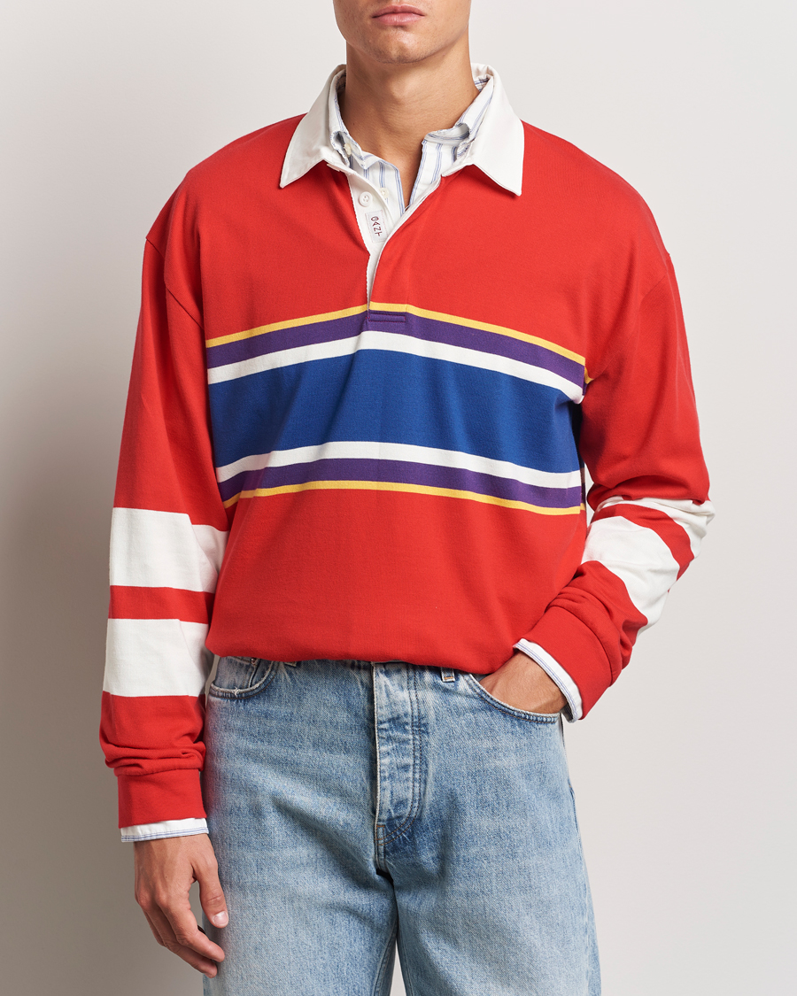 Herr | Tröjor | GANT | Vintage Heavy Rugger Bright Red