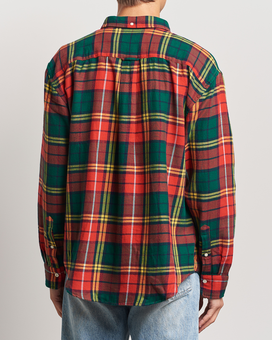 Herr | Skjortor | GANT | Rel Herigate Twill Tartan Shirt Bright Red