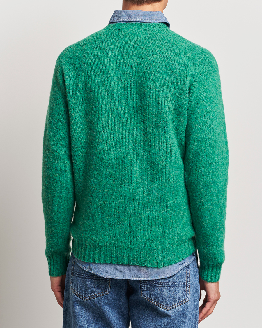 Herr | Tröjor | Harley Of Scotland | Brushed Supersoft Lambswool Crewneck Pixie