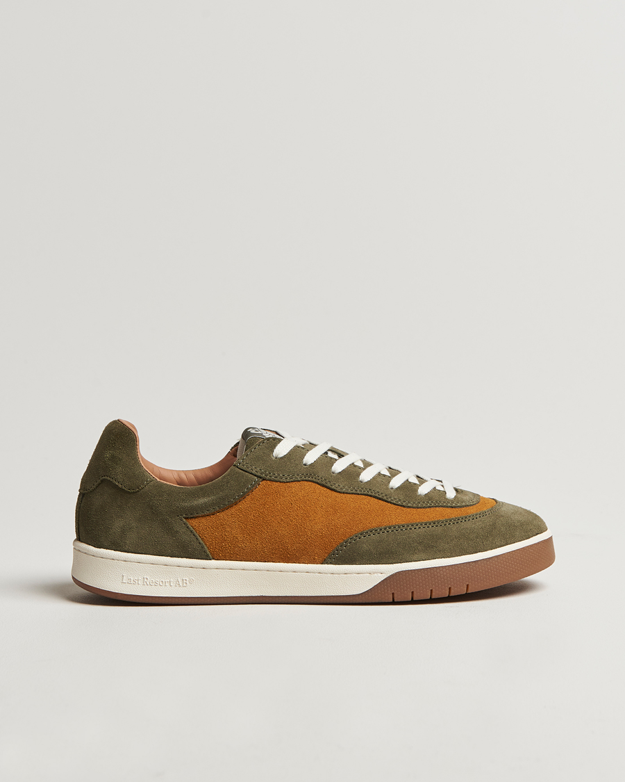 Herr | Last Resort CM001 Suede Sneaker Olive/Golden Brown | Last Resort | CM001 Suede Sneaker Olive/Golden Brown