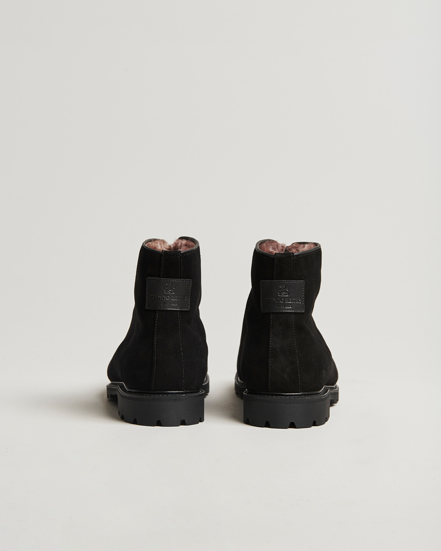 Herr | Ludwig Reiter Après Ski Black Suede | Ludwig Reiter | Après Ski Black Suede