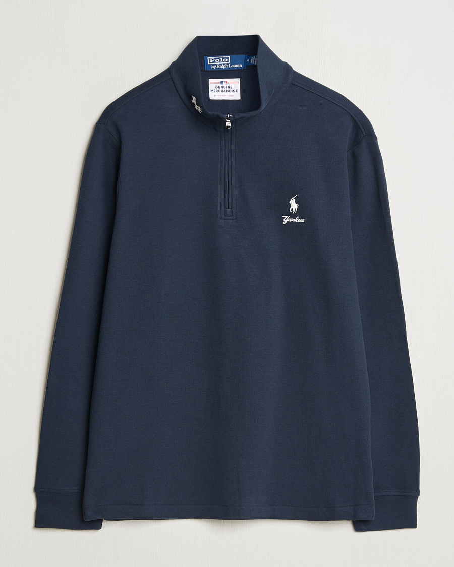 Herr | Tröjor | Polo Ralph Lauren | MLB Yankees Half-zip Aviator Navy