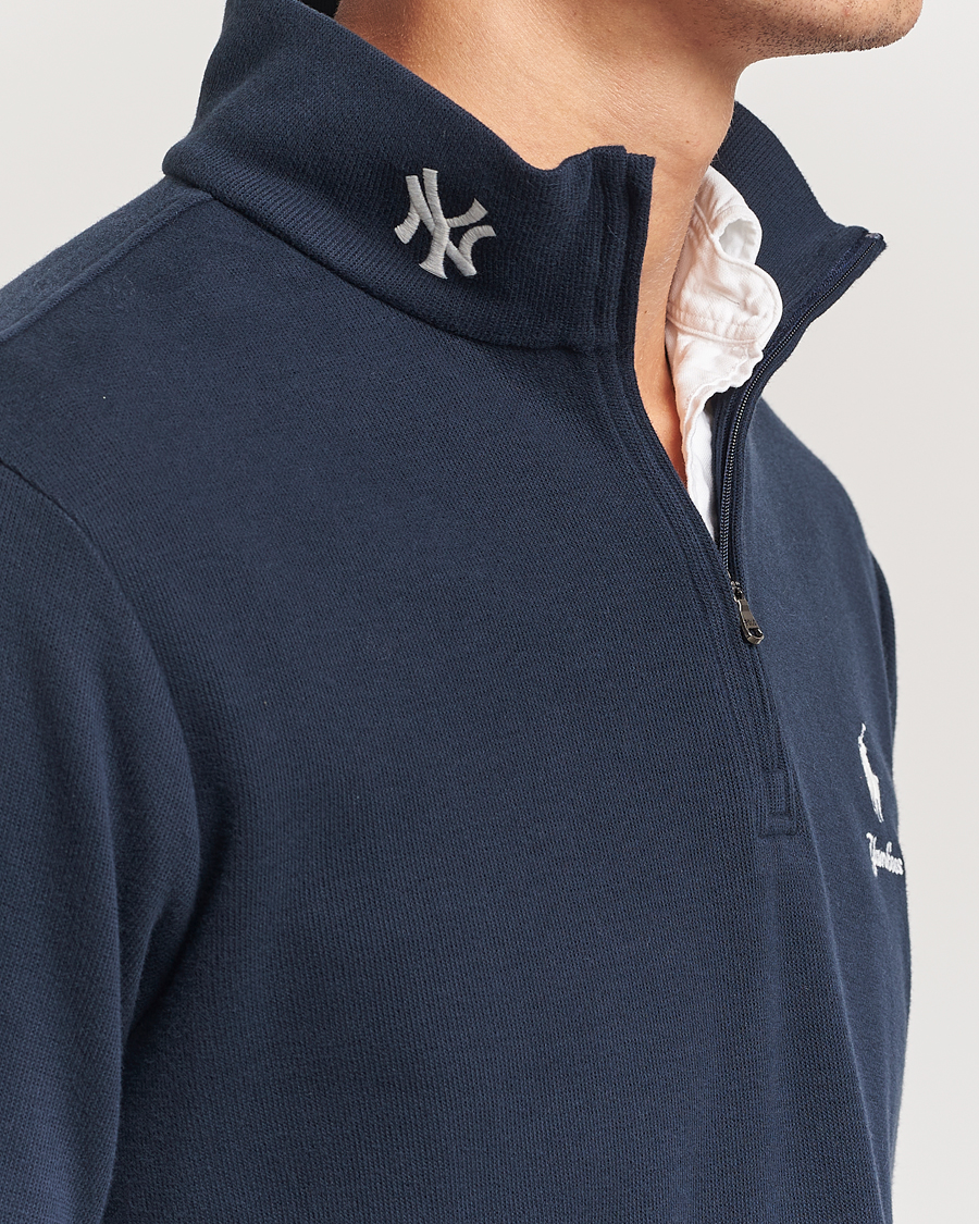 Herr | Tröjor | Polo Ralph Lauren | MLB Yankees Half-zip Aviator Navy