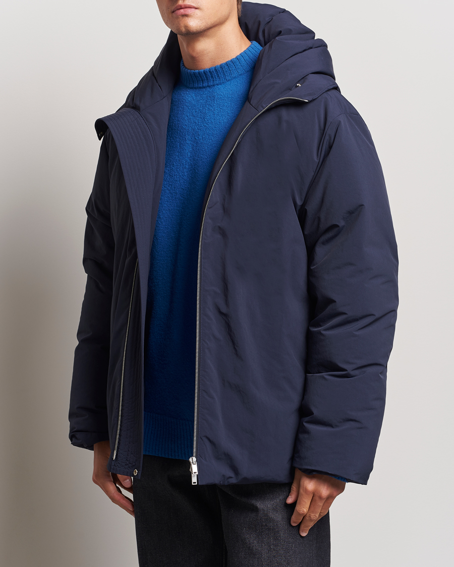 Herr | Jil Sander | Jil Sander | Hooded Down Jacket Navy