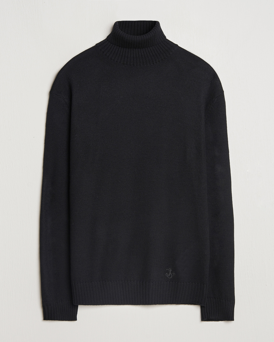 Herr | Tröjor | Jil Sander | Virgil Wool Roll Neck Sweater Black