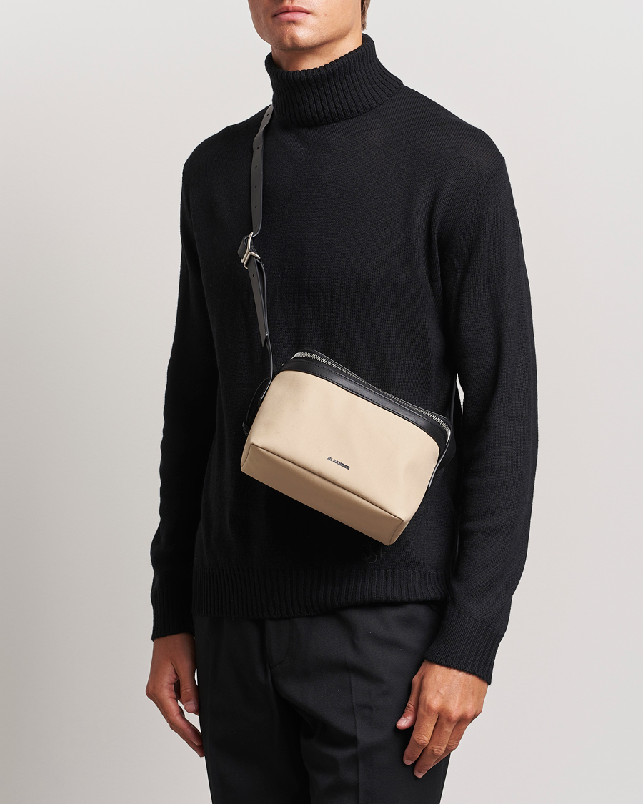 Herr | Tröjor | Jil Sander | Virgil Wool Roll Neck Sweater Black