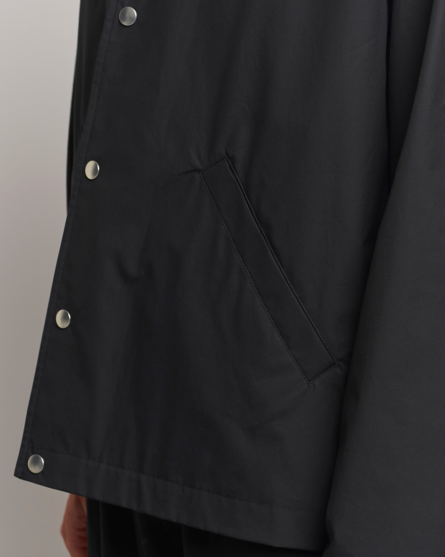 Herr | Jackor | Jil Sander | Back Printed Coach Jacket Black