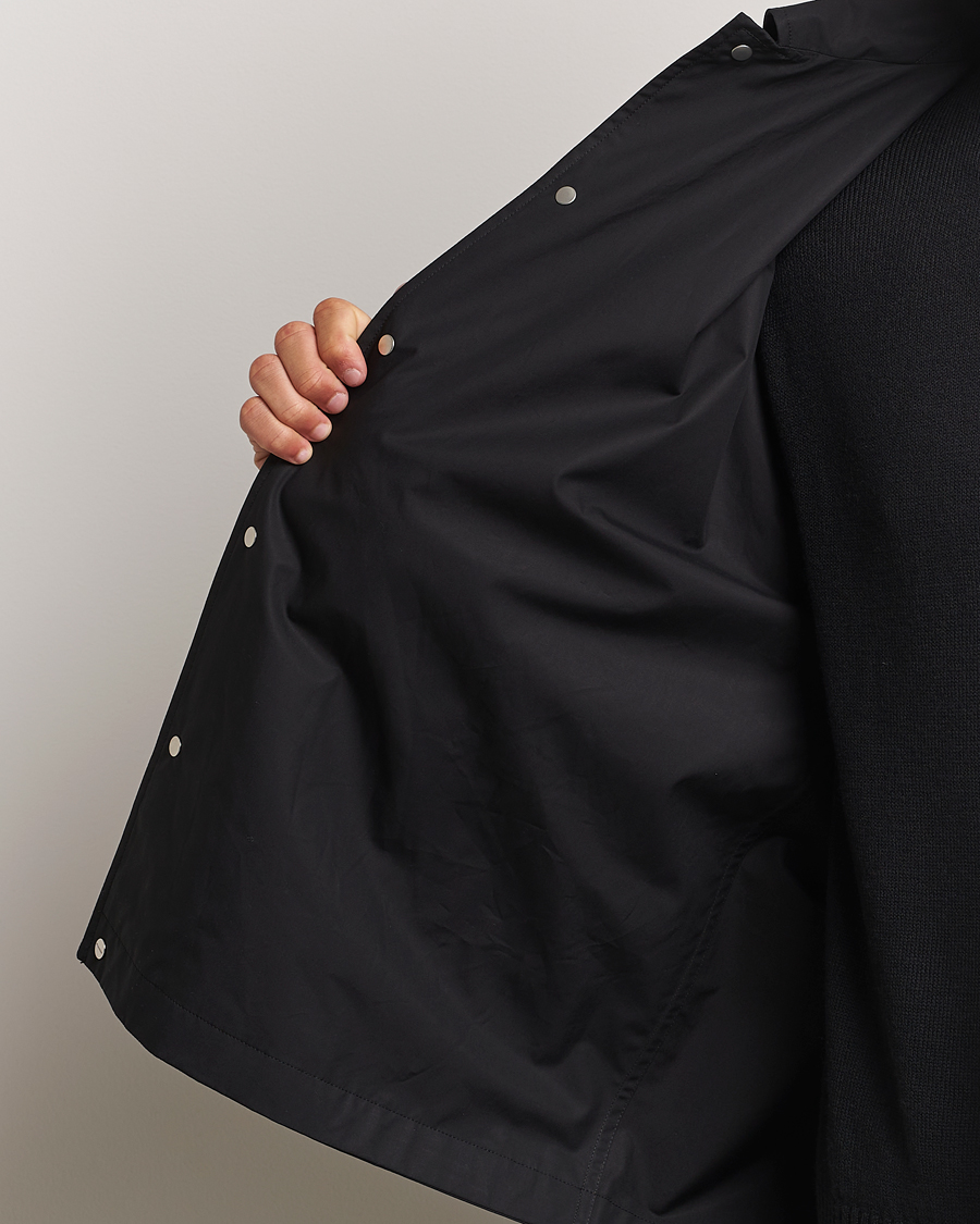 Herr | Jackor | Jil Sander | Back Printed Coach Jacket Black