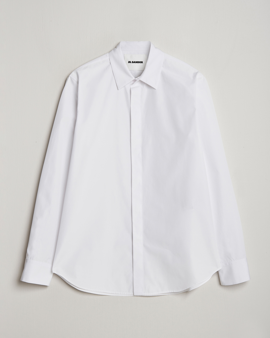 Herr | Skjortor | Jil Sander | Regular Fit Poplin Shirt White