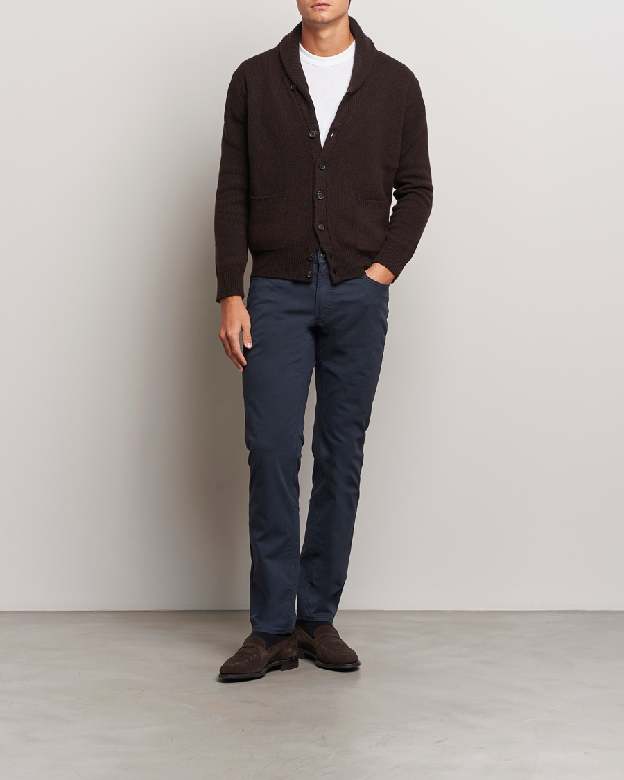 Herr | Byxor | Brax | Chuck Hi-Flex 5-Pocket Pants Manhattan