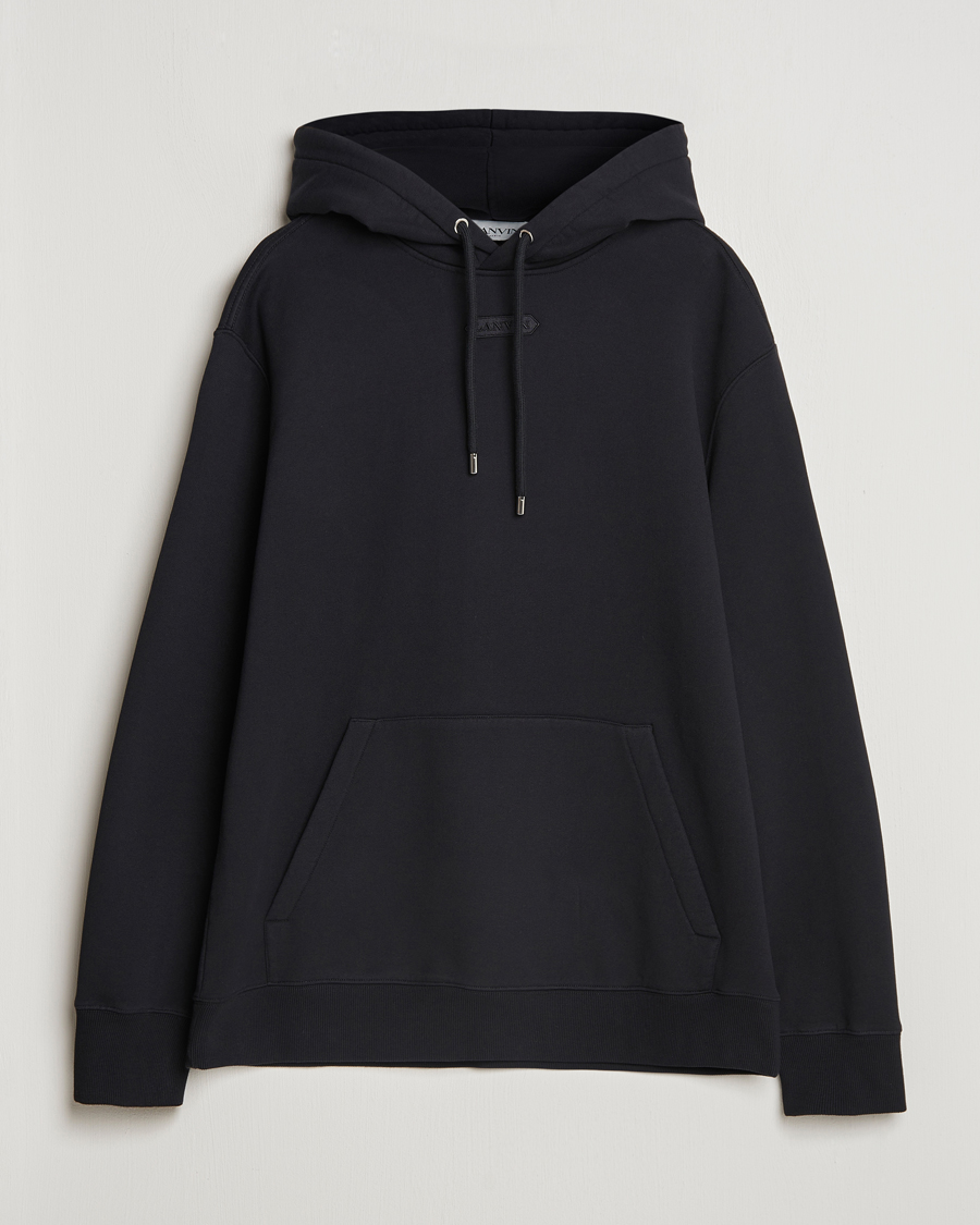 Herr | Tröjor | Lanvin | Patch Logo Hoodie Black