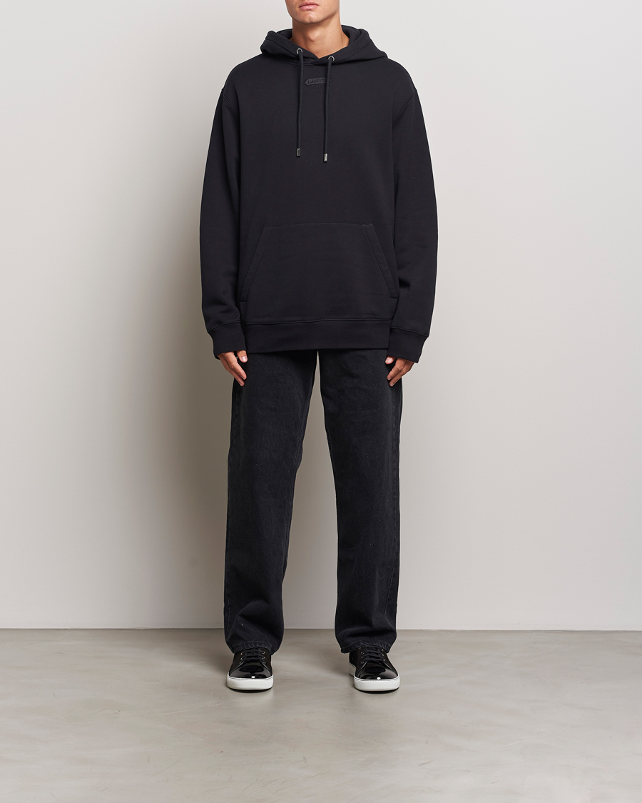 Herr | Tröjor | Lanvin | Patch Logo Hoodie Black