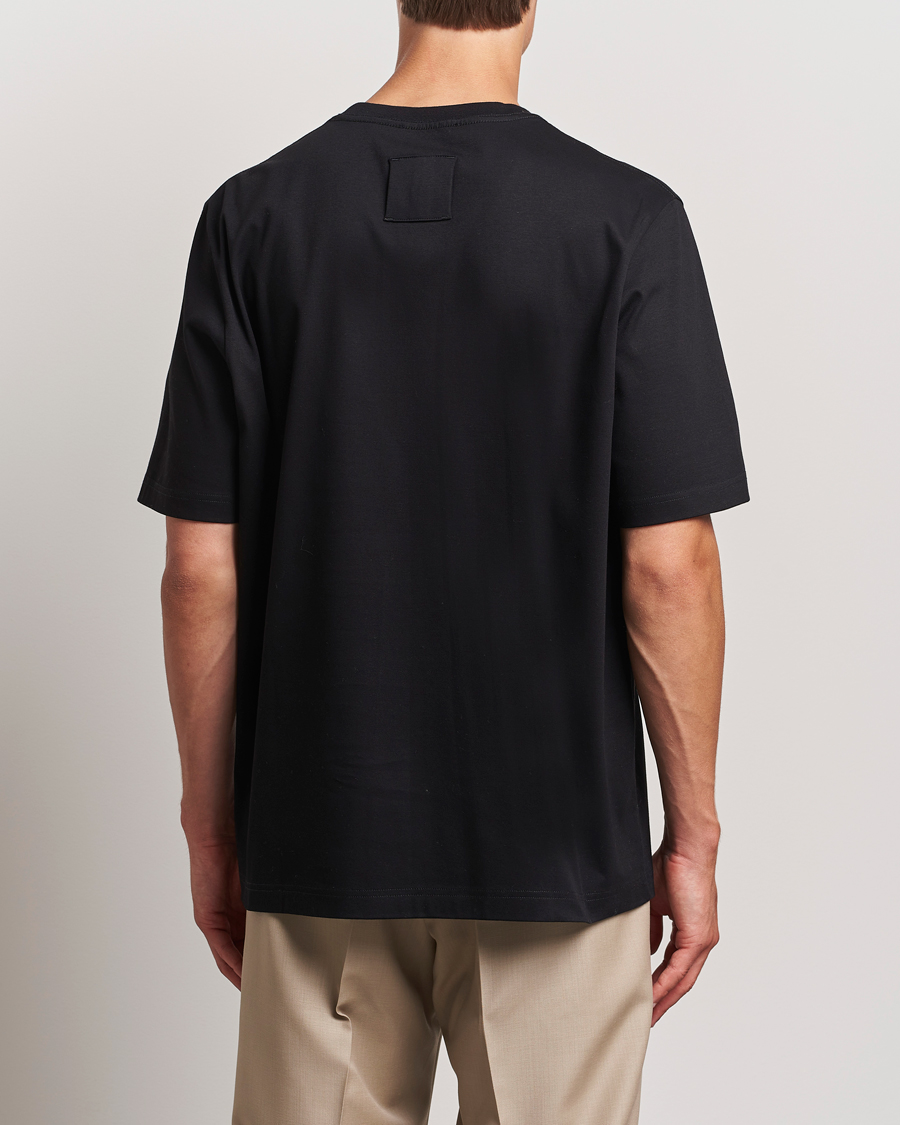 Herr | T-Shirts | Lanvin | Embroidered Logo T-Shirt Black