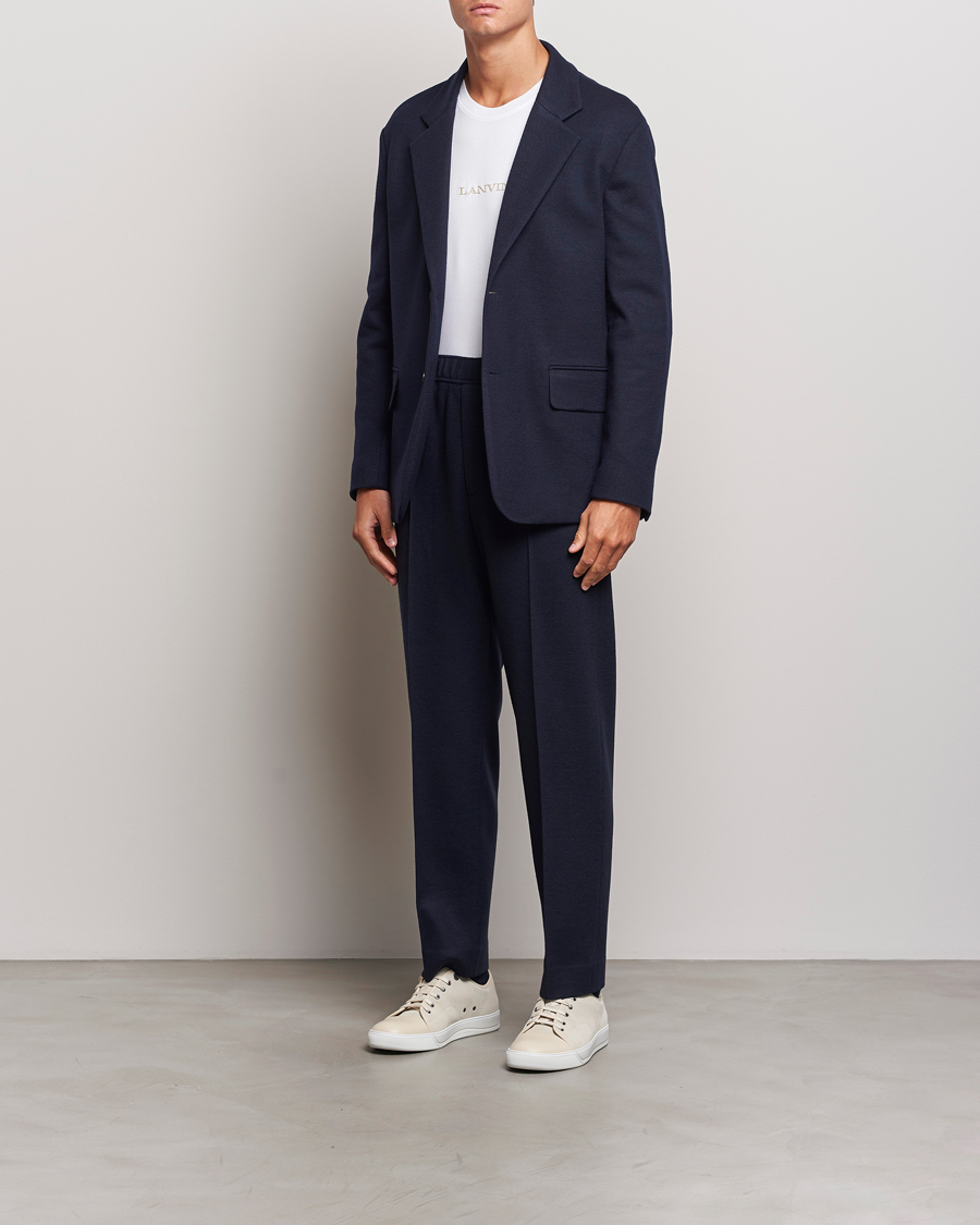 Herr | Kavajer | Lanvin | Unconstructed Wool Blazer Navy