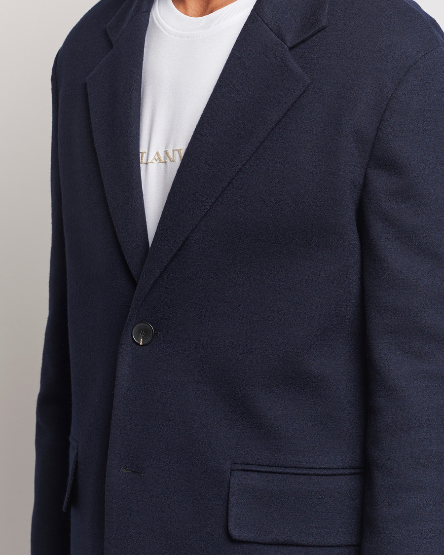 Herr | Kavajer | Lanvin | Unconstructed Wool Blazer Navy