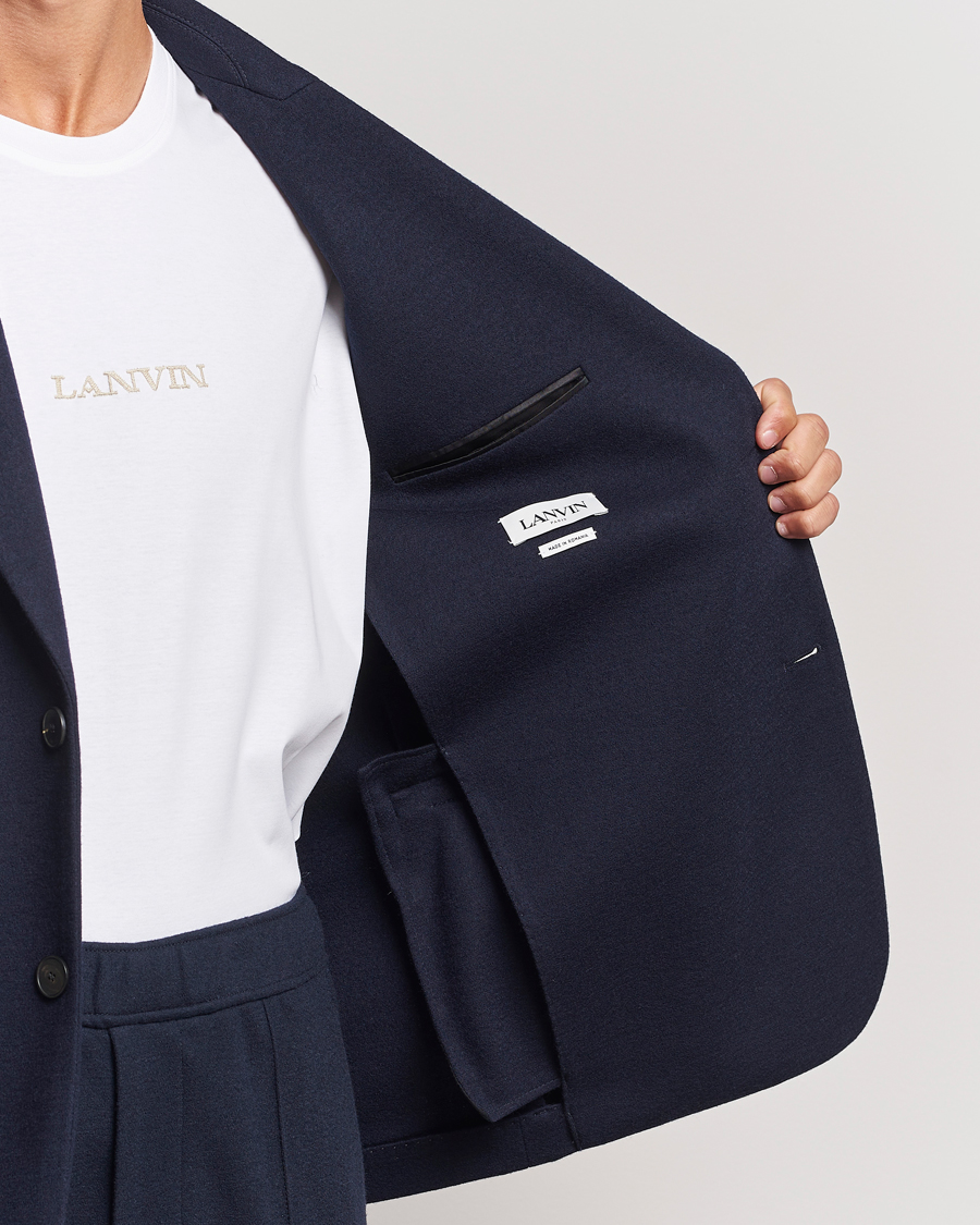 Herr | Kavajer | Lanvin | Unconstructed Wool Blazer Navy
