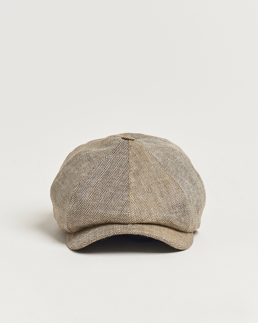Herr | Wigéns Newsboy Classic Linen Cap Beige | Wigéns | Newsboy Classic Linen Cap Beige