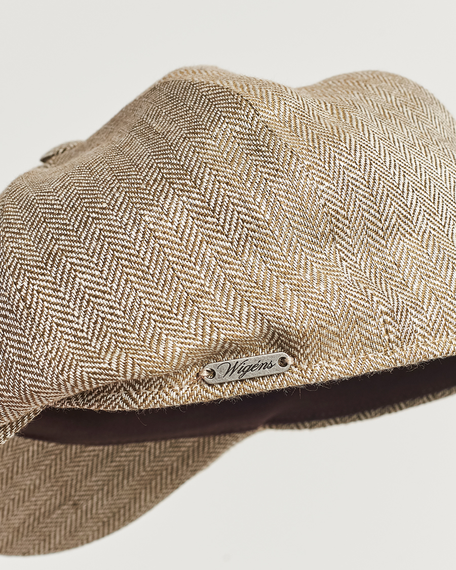 Herr | Wigéns Newsboy Classic Linen Cap Beige | Wigéns | Newsboy Classic Linen Cap Beige