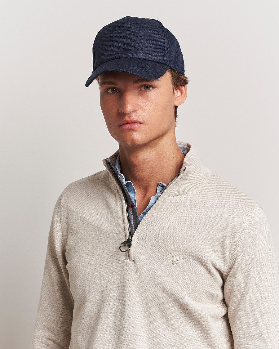 Herr | Accessoarer | Wigéns | Baseball Linen Cap Navy