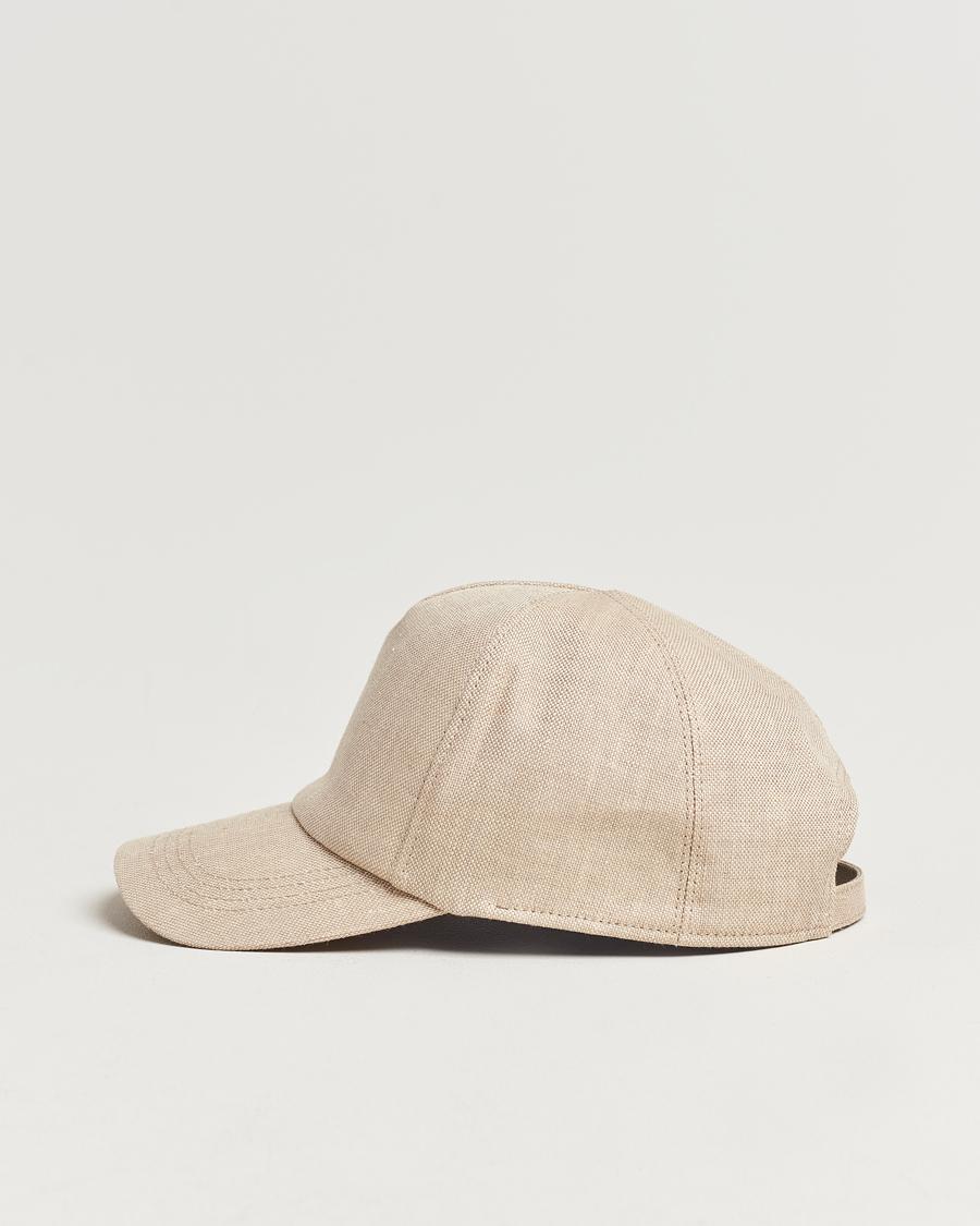 Men | Accessories | Wigéns | Baseball Linen Cap Sand