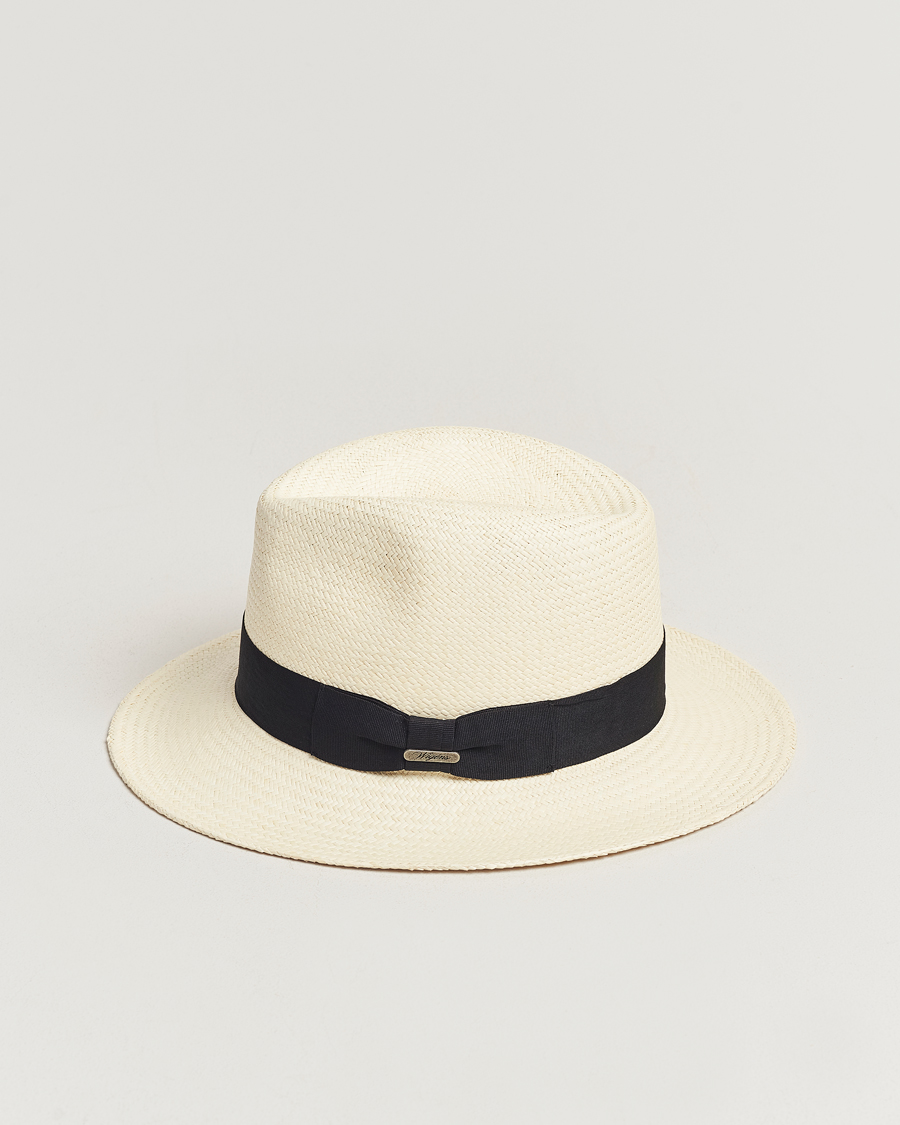 Herr | Hattar | Wigéns | Panama Hat White/Black