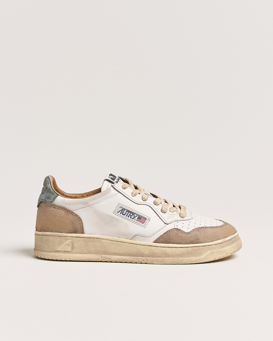 Herr | Autry Super Vintage Low Leather/Suede Sneaker Cyprs/Cognac | Autry | Super Vintage Low Leather/Suede Sneaker Cyprs/Cognac