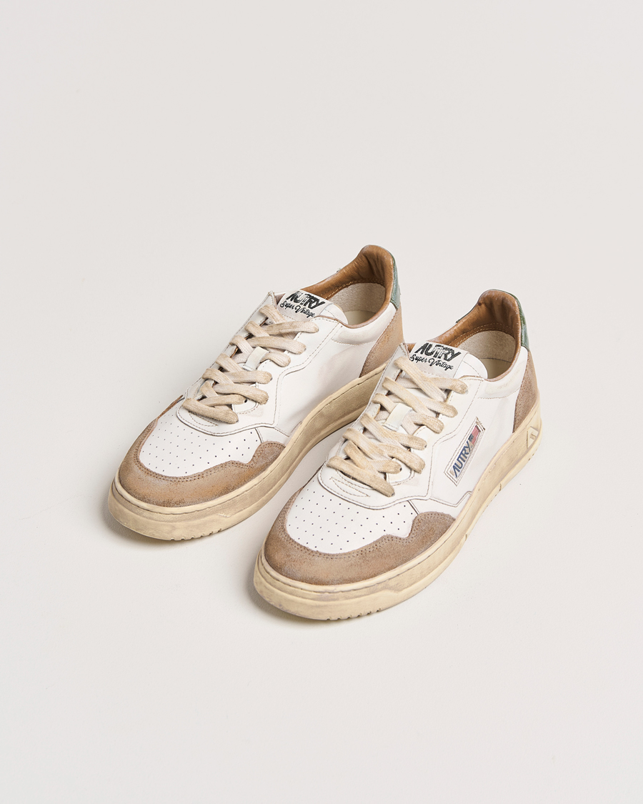 Herr | Autry Super Vintage Low Leather/Suede Sneaker Cyprs/Cognac | Autry | Super Vintage Low Leather/Suede Sneaker Cyprs/Cognac