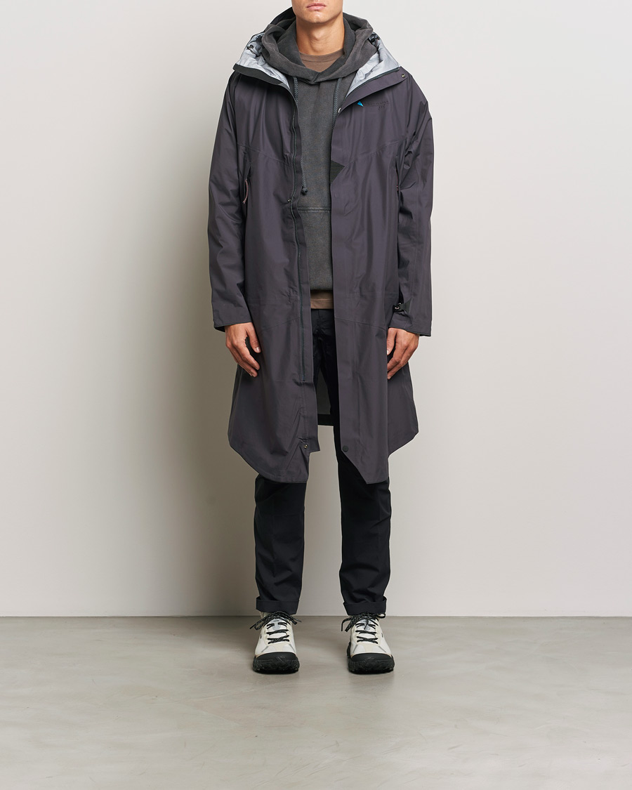 Herr | Jackor | Klättermusen | Syr Waterproof Hood Parka Raven