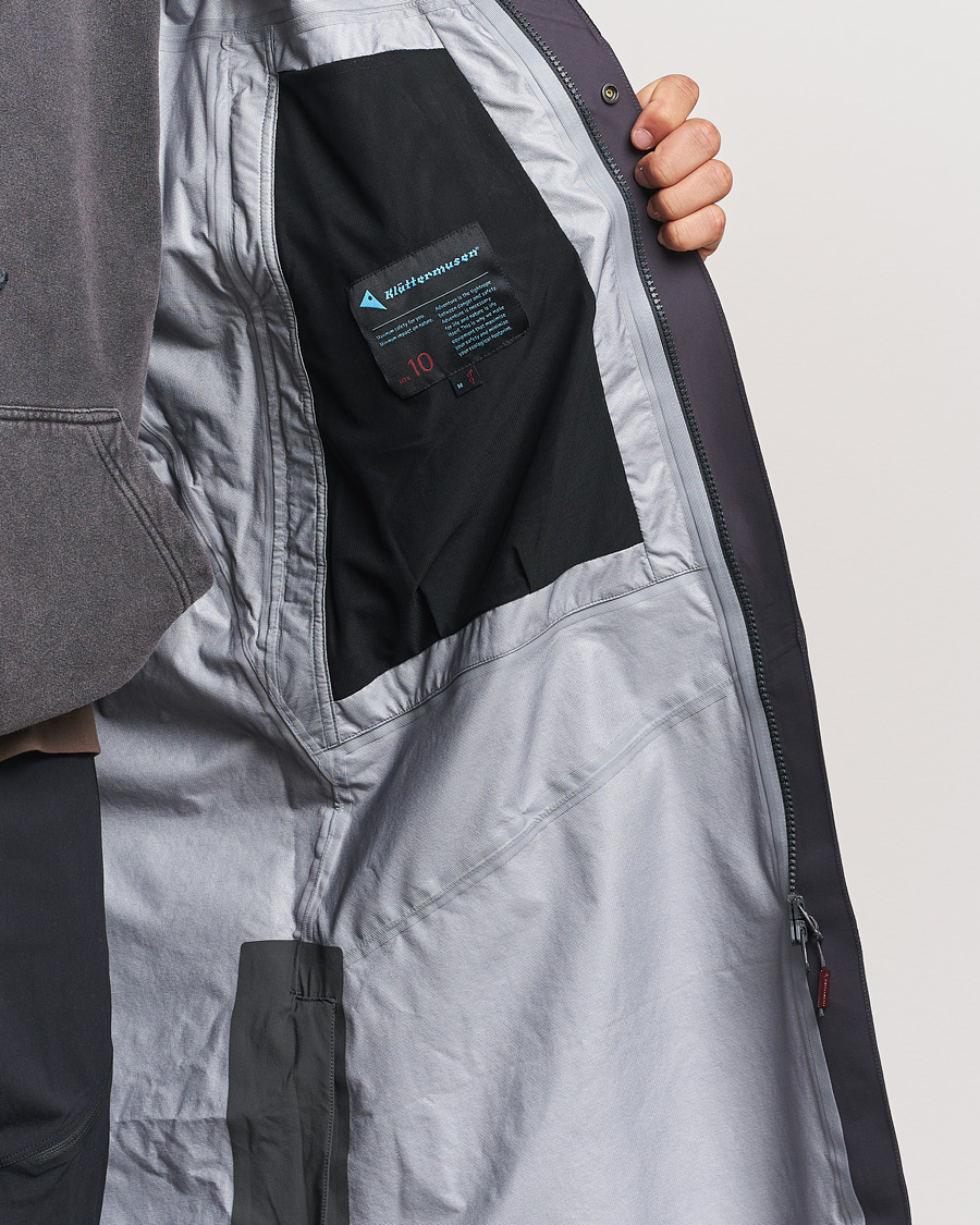 Herr | Jackor | Klättermusen | Syr Waterproof Hood Parka Raven