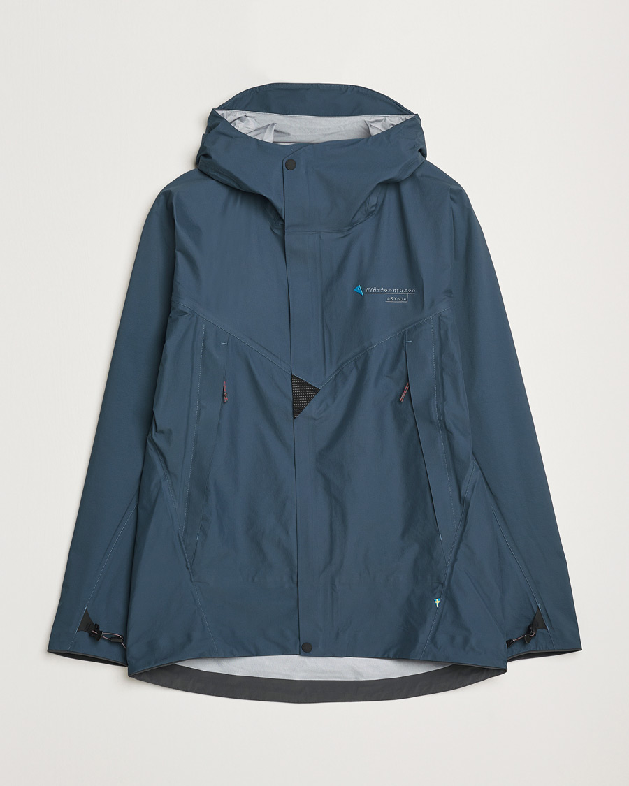 Herr | Jackor | Klättermusen | Asynja Lightweight Waterproof Jacket Midnight Blue